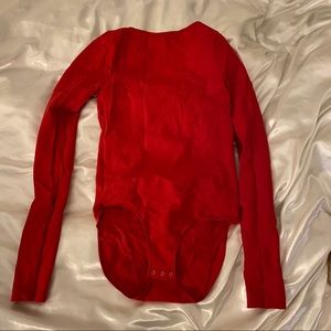 Free people long sleeve bodysuit